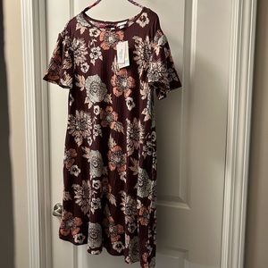 Purple Pattern Roslyn Dress